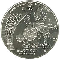 Фінальний турнір чемпіонату Європи з футболу 2012 — аверс