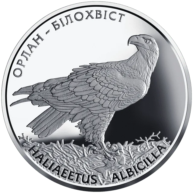 Орлан-білохвіст — аверс