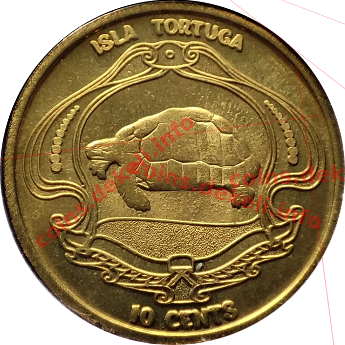 10 cents — реверс