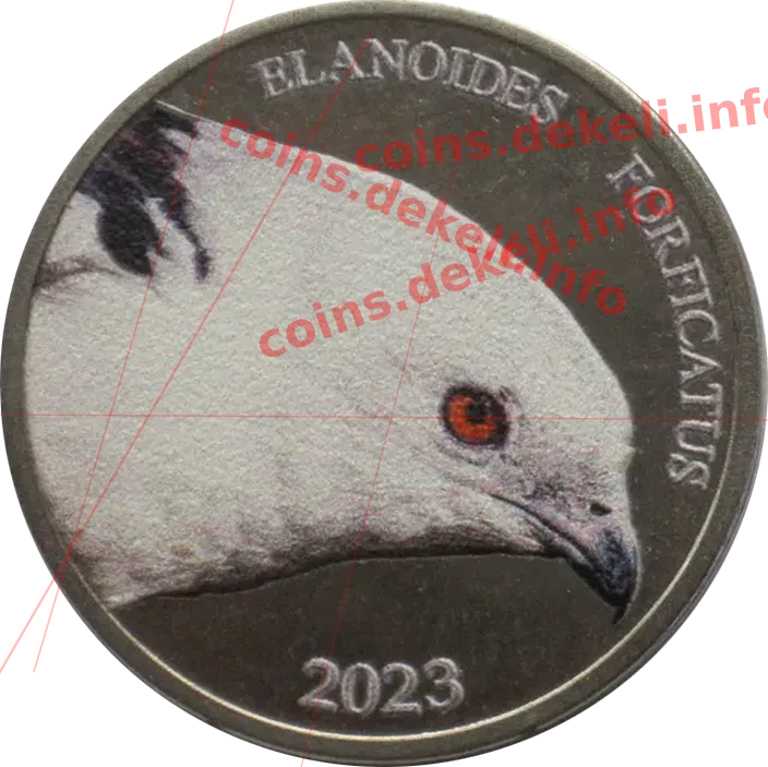 Elandoides forficatus — аверс