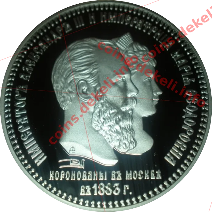 Олександр ІІІ та Марія Федорівна — аверс